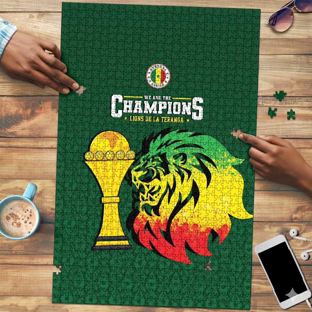 Senegal Football Champions Puzzle Lions of Teranga Rise