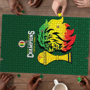 Senegal Football Champions Puzzle Lions of Teranga Rise