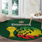 Senegal Football Champions Round Carpet Lions of Teranga Rise