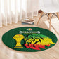 Senegal Football Champions Round Carpet Lions of Teranga Rise