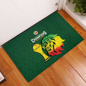 Senegal Football Champions Rubber Doormat Lions of Teranga Rise