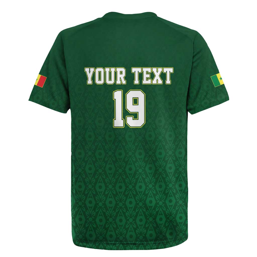 Senegal Football Champions Custom Rugby Jersey Lions of Teranga Rise