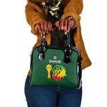Senegal Football Champions Shoulder Handbag Lions of Teranga Rise