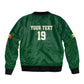Senegal Football Champions Custom Sleeve Zip Bomber Jacket Lions of Teranga Rise