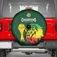 Senegal Football Champions Spare Tire Cover Lions of Teranga Rise