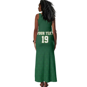 Senegal Football Champions Custom Tank Maxi Dress Lions of Teranga Rise