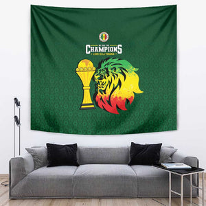 Senegal Football Champions Tapestry Lions of Teranga Rise