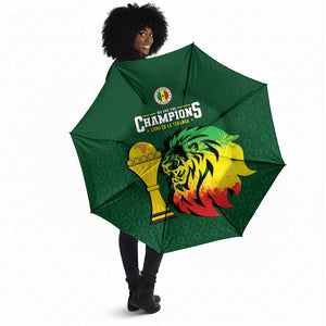 Senegal Football Champions Umbrella Lions of Teranga Rise