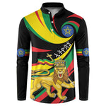 Ethiopia National Day 1991 Button Sweatshirt Habesha Lion Of Judah