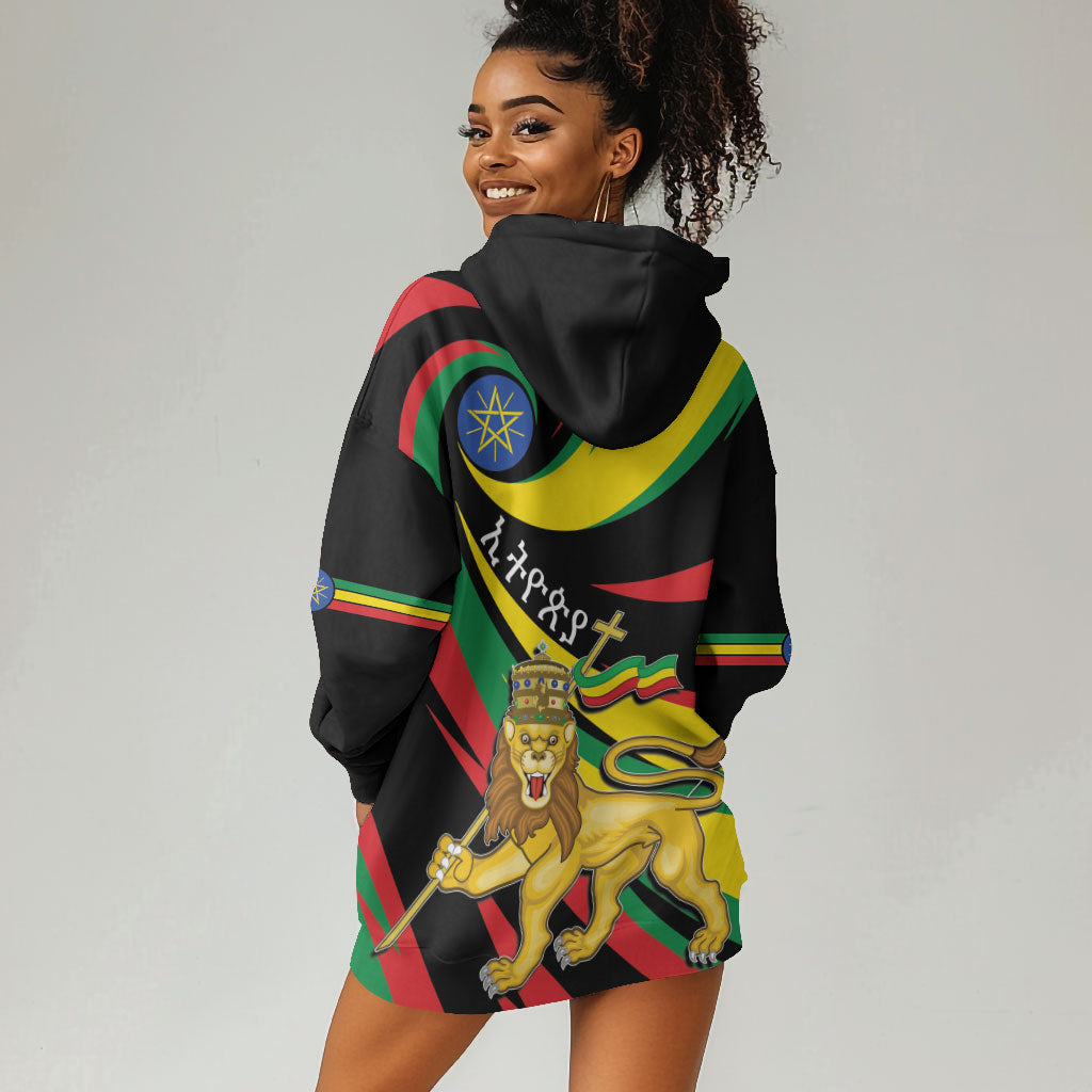 Ethiopia National Day 1991 Hoodie Dress Habesha Lion Of Judah