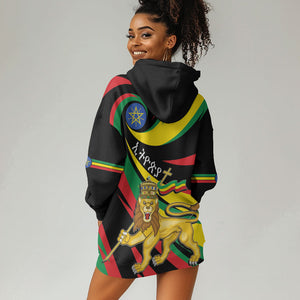 Ethiopia National Day 1991 Hoodie Dress Habesha Lion Of Judah