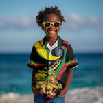 Ethiopia National Day 1991 Kid Hawaiian Shirt Habesha Lion Of Judah