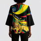 Ethiopia National Day 1991 Kimono Sleeve Blouse Habesha Lion Of Judah