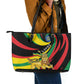 Ethiopia National Day 1991 Leather Tote Bag Habesha Lion Of Judah