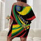 Ethiopia National Day 1991 Off Shoulder Short Dress Habesha Lion Of Judah