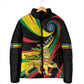 Ethiopia National Day 1991 Padded Jacket Habesha Lion Of Judah