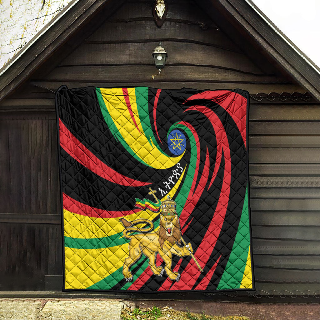 Ethiopia National Day 1991 Quilt Habesha Lion Of Judah