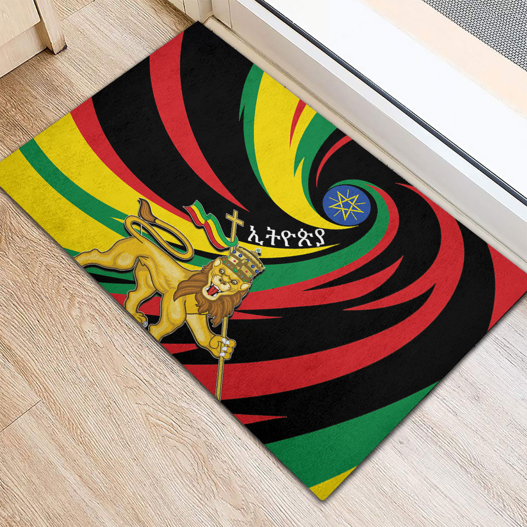 Ethiopia National Day 1991 Rubber Doormat Habesha Lion Of Judah