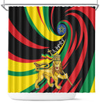 Ethiopia National Day 1991 Shower Curtain Habesha Lion Of Judah