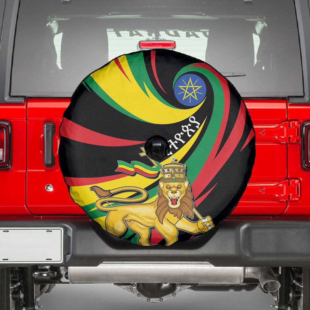 Ethiopia National Day 1991 Spare Tire Cover Habesha Lion Of Judah