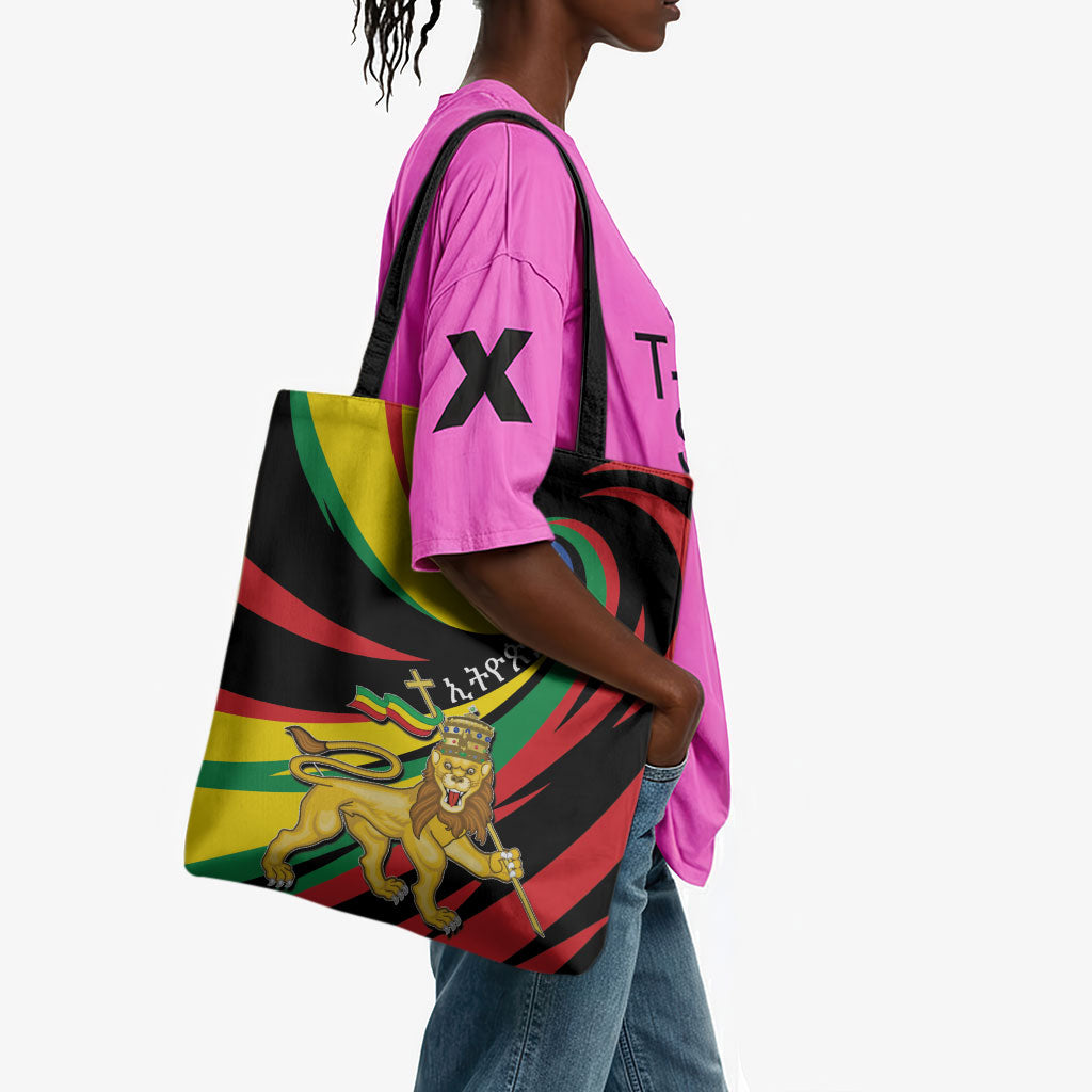Ethiopia National Day 1991 Tote Bag Habesha Lion Of Judah