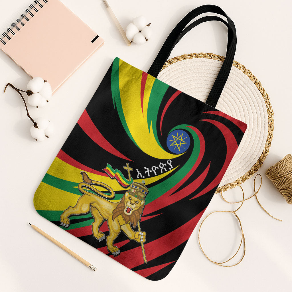 Ethiopia National Day 1991 Tote Bag Habesha Lion Of Judah