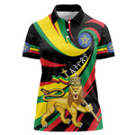 Ethiopia National Day 1991 Women Polo Shirt Habesha Lion Of Judah