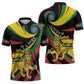 Ethiopia National Day 1991 Zipper Polo Shirt Habesha Lion Of Judah
