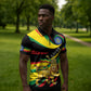 Ethiopia National Day 1991 Zipper Polo Shirt Habesha Lion Of Judah