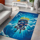 Blue Shark Cape Verde Football Area Rug First World Cup 2026 - African Pride