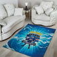 Blue Shark Cape Verde Football Area Rug First World Cup 2026 - African Pride