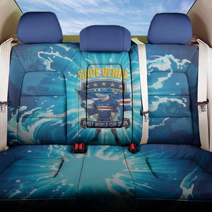 Blue Shark Cape Verde Football Back Car Seat Cover First World Cup 2026 - African Pride