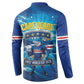 Blue Shark Cape Verde Football Button Sweatshirt First World Cup 2026