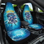 Blue Shark Cape Verde Football Car Seat Cover First World Cup 2026 - African Pride