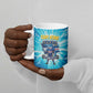 Blue Shark Cape Verde Football Ceramic Mug First World Cup 2026