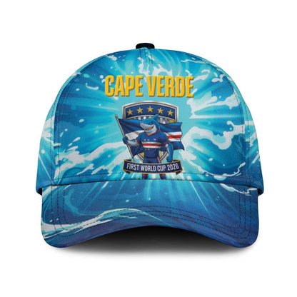Blue Shark Cape Verde Football Classic Cap First World Cup 2026 - African Pride