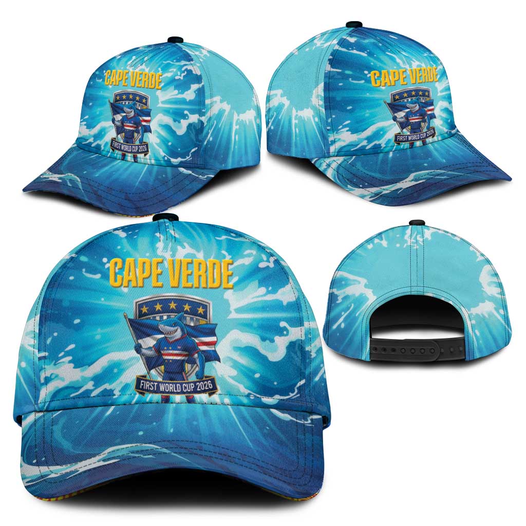 Blue Shark Cape Verde Football Classic Cap First World Cup 2026 - African Pride