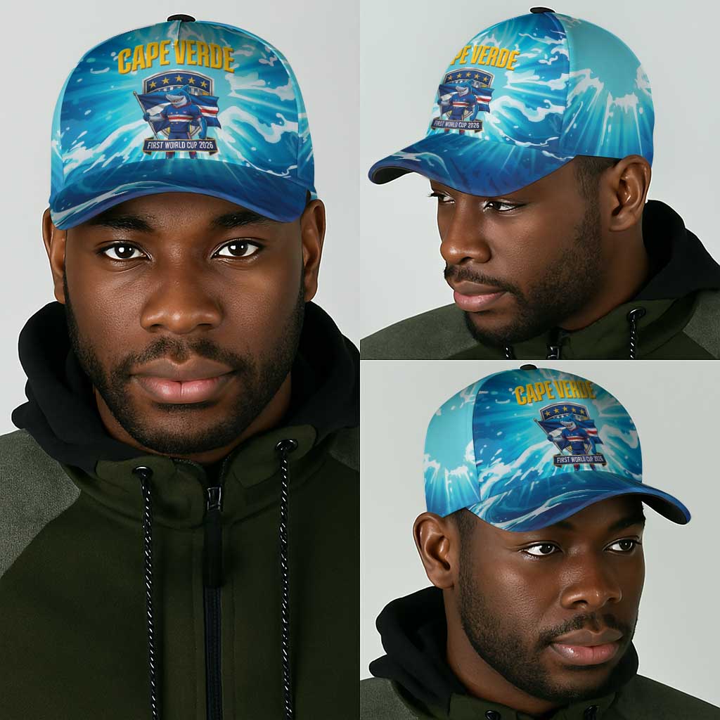 Blue Shark Cape Verde Football Classic Cap First World Cup 2026 - African Pride