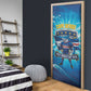 Blue Shark Cape Verde Football Door Cover First World Cup 2026
