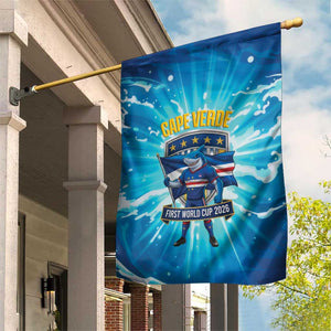 Blue Shark Cape Verde Football Garden Flag First World Cup 2026 - African Pride