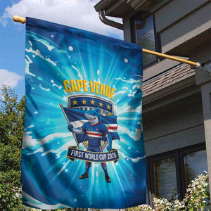 Blue Shark Cape Verde Football Garden Flag First World Cup 2026 - African Pride