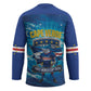 Blue Shark Cape Verde Football Hockey Jersey First World Cup 2026