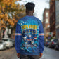 Blue Shark Cape Verde Football Long Sleeve Shirt First World Cup 2026 - African Pride