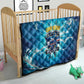 Blue Shark Cape Verde Football Quilt First World Cup 2026 - African Pride