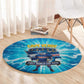 Blue Shark Cape Verde Football Round Carpet First World Cup 2026 - African Pride