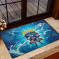 Blue Shark Cape Verde Football Rubber Doormat First World Cup 2026 - African Pride