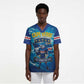 Blue Shark Cape Verde Football Scrub Top First World Cup 2026 - African Pride