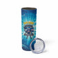 Blue Shark Cape Verde Football Skinny Tumbler First World Cup 2026 - African Pride
