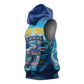 Blue Shark Cape Verde Football Sleeveless Hoodie First World Cup 2026 - African Pride