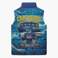 Blue Shark Cape Verde Football Sleeveless Puffer Jacket First World Cup 2026